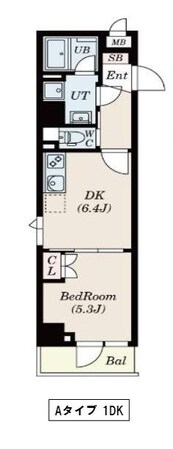 PASEO本所吾妻橋の物件間取画像